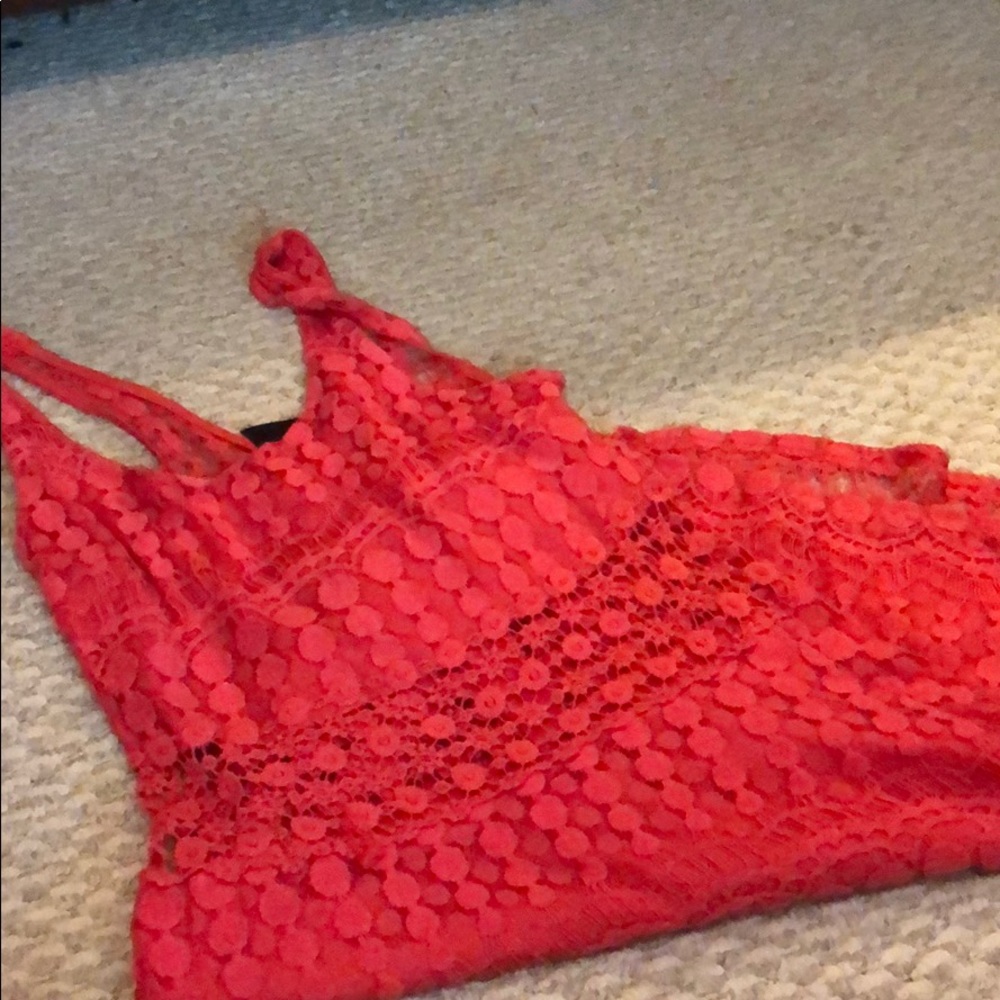 Dark Coral Sun Dress